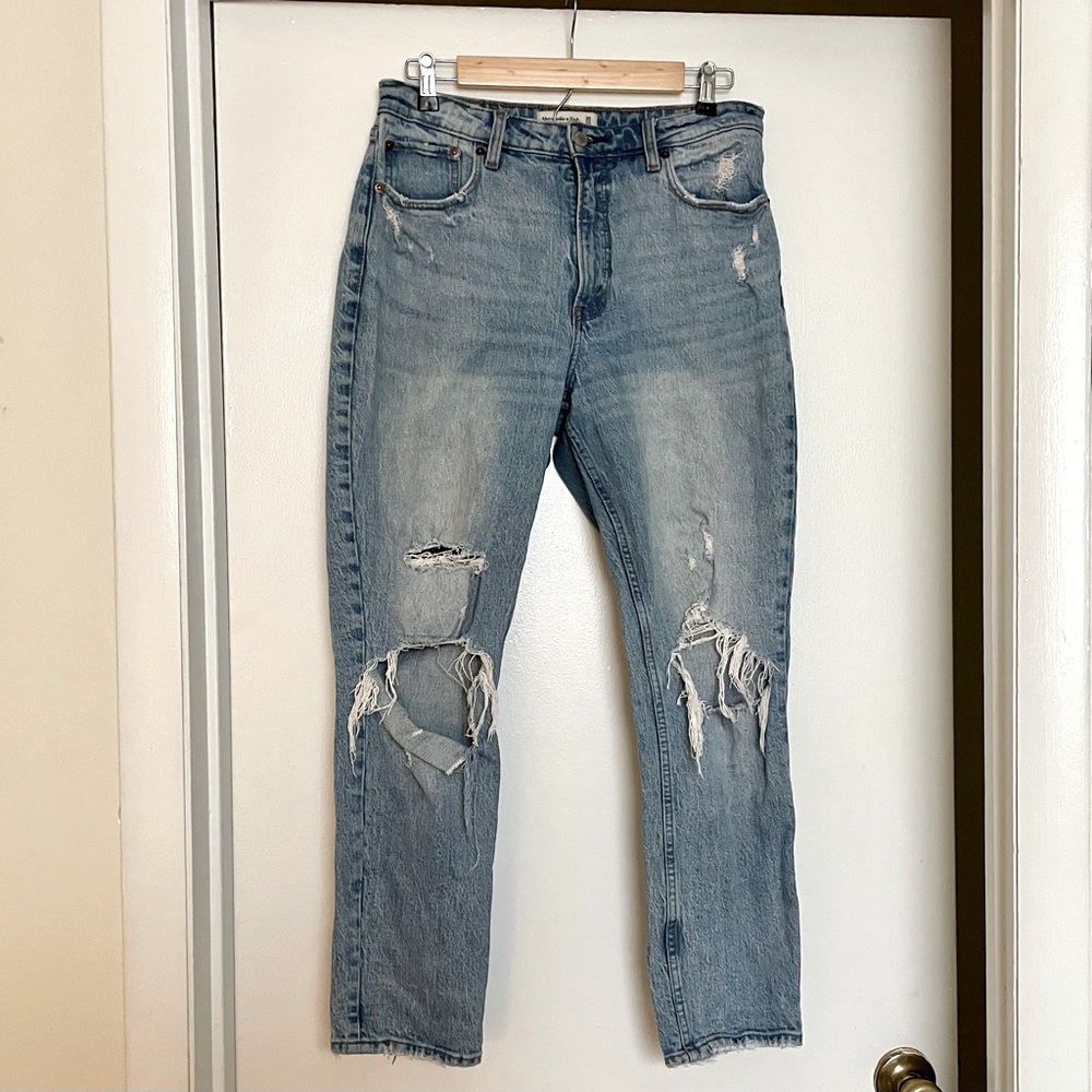 Abercrombie & Fitch Curve Love High Rise Skinny Jeans